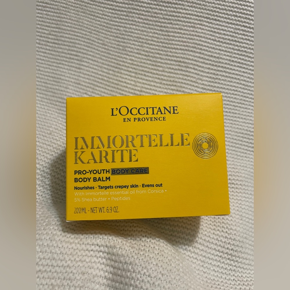 LOccitane Advanced Immortelle Shea Pro-Youth Body Skincare Cream Balm L’Occitane